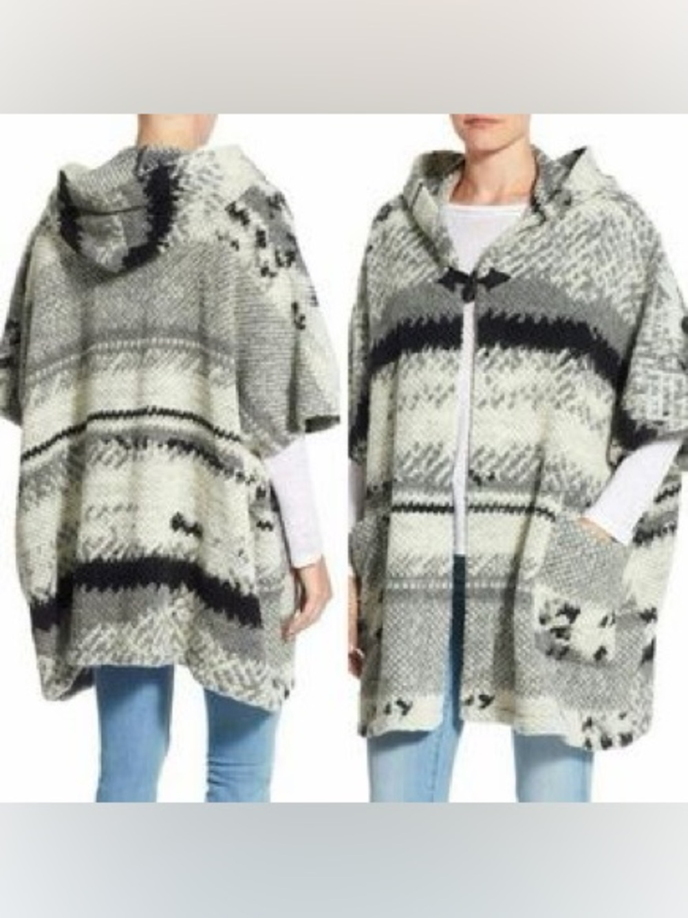 BB Dakota cape with toggle clasp